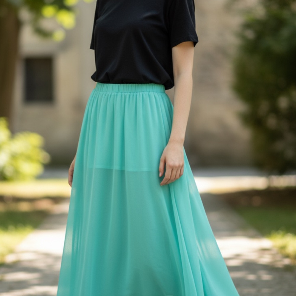 Annabelle Turquoise Skirt
